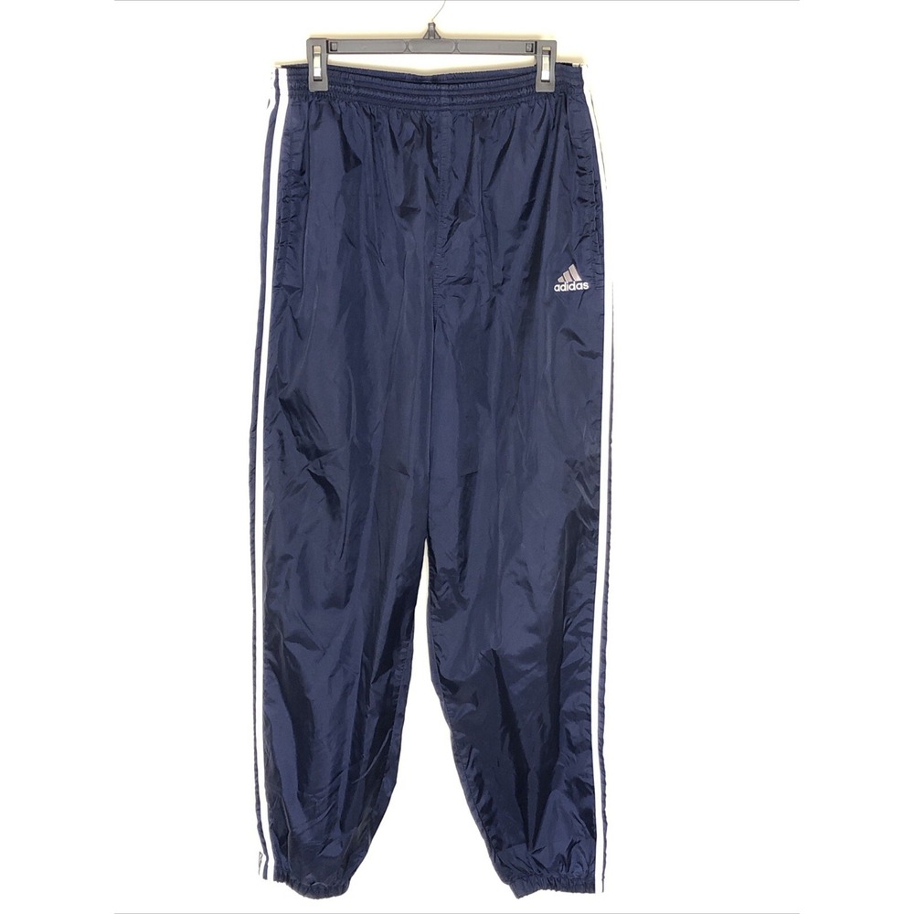 Adidas Mens Blue Track Pants, Fully Lined Size XL